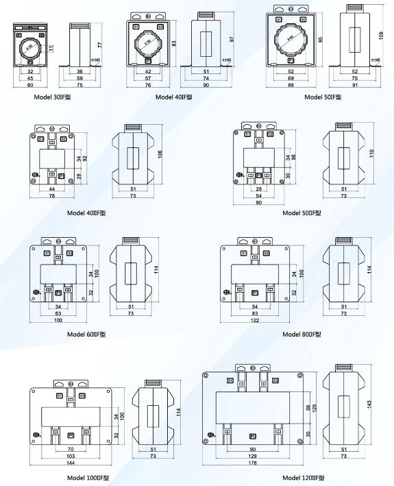 BH-0.66 Series F Current Transformers BH-0.66 Series F Current Transformers
